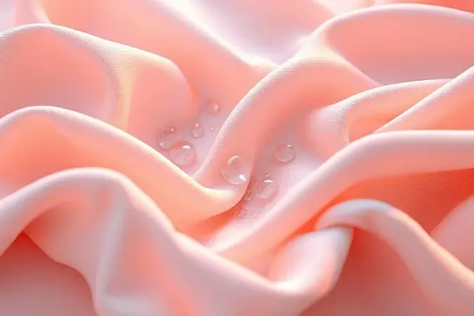 Ilustração conceitual em 3D sobre cuidados e manutenção de tecidos delicados de cama.